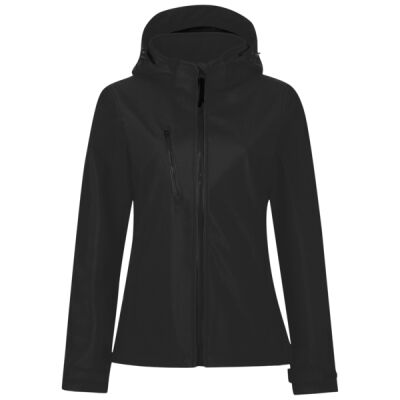 Regatta Ladies Venturer Three Layer Hooded Soft Shell Jacket Thumbnail