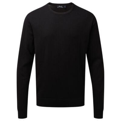 Premier Cotton Rich Crew Neck Sweater Thumbnail