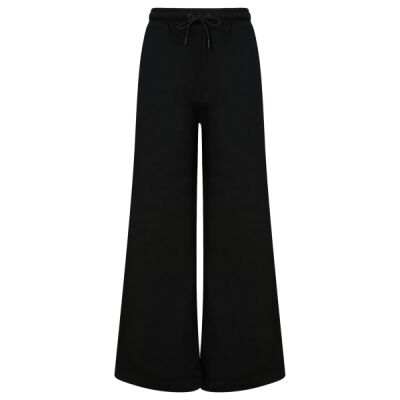 Women's sustainable fashion wide leg joggers Thumbnail