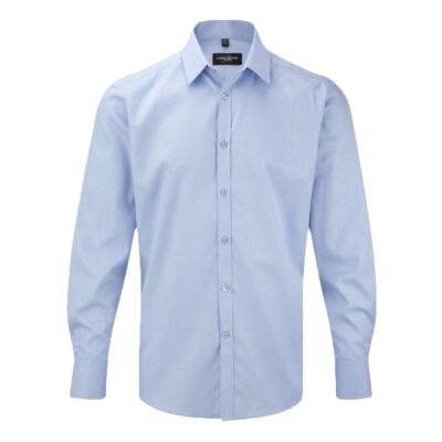 Russell Athletic Collection Long Sleeve Herringbone Shirt Thumbnail