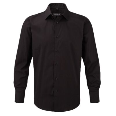 Russell Athletic Collection Long Sleeve Easy Care Fitted Shirt Thumbnail