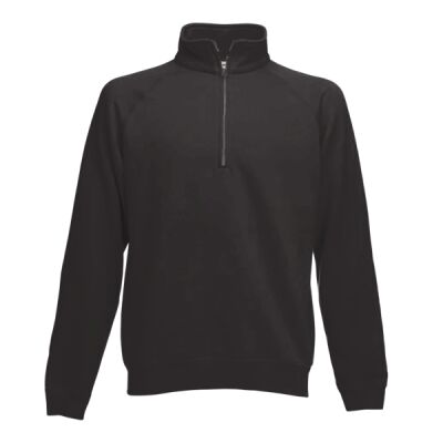 Fruit of the Loom Classic Zip Neck Sweatshirt Thumbnail