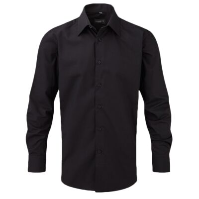 Russell Athletic Collection Long Sleeve Tailored Poplin Shirt Thumbnail