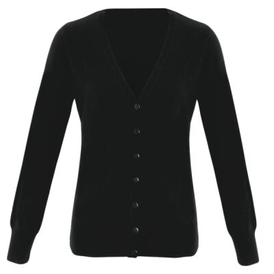 Premier Ladies Essential Acrylic V Neck Cardigan Thumbnail