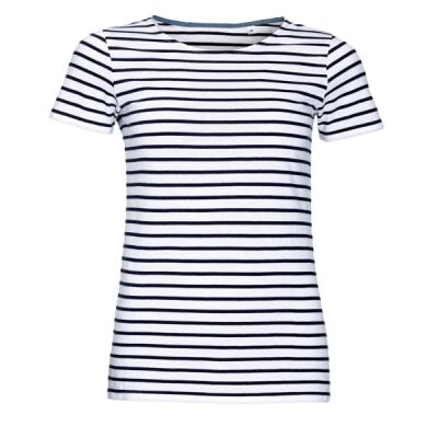 SOL'S Ladies Miles Striped T-Shirt Thumbnail