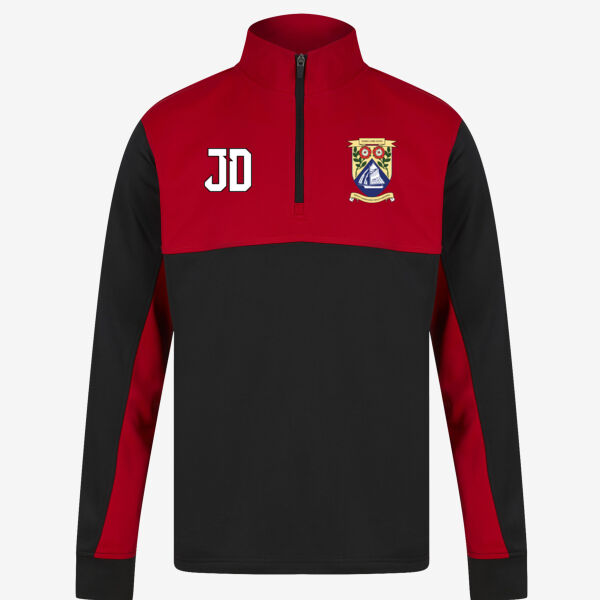 Morecambe Hawk YFC - Club 1/4 Zip Tracksuit Top Thumbnail