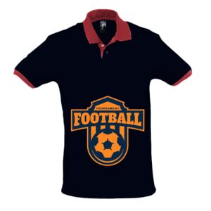 SOL'S Prince Contrast Cotton Piqué Polo Shirt Thumbnail