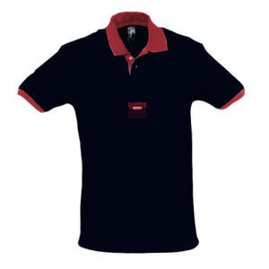 SOL'S Prince Contrast Cotton Piqué Polo Shirt Thumbnail