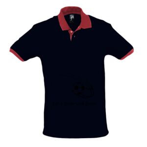 SOL'S Prince Contrast Cotton Piqué Polo Shirt Thumbnail